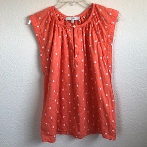 LOFT - Polka Dot Blouse - S
